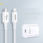 White Fast Charger Cable Single Line