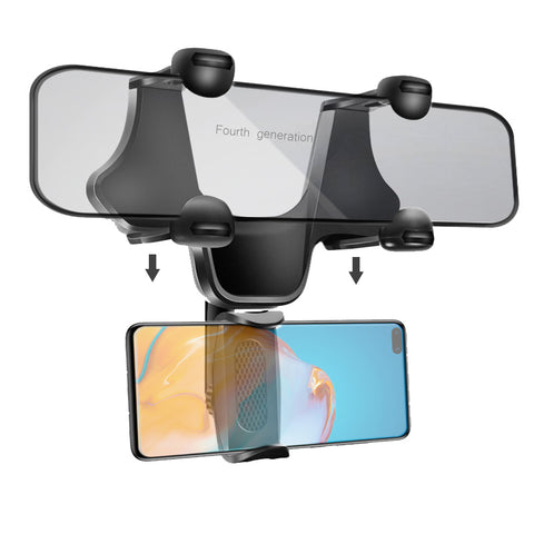 Multifunctional Car Mobile Phone Rearview Mirror Navigation Bracket