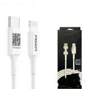 White Fast Charger Cable Single Line